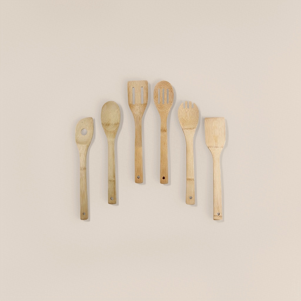 竹木烹饪勺铲汤壳套装 光身汤漏厨具厨房用品