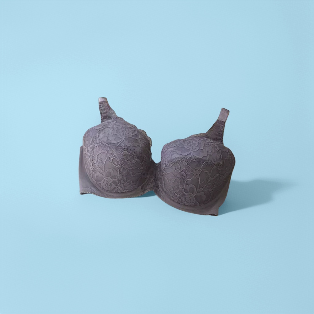 The grey lace bra is a comfortable and breathable women's underwear without a steel ring Application Scenario