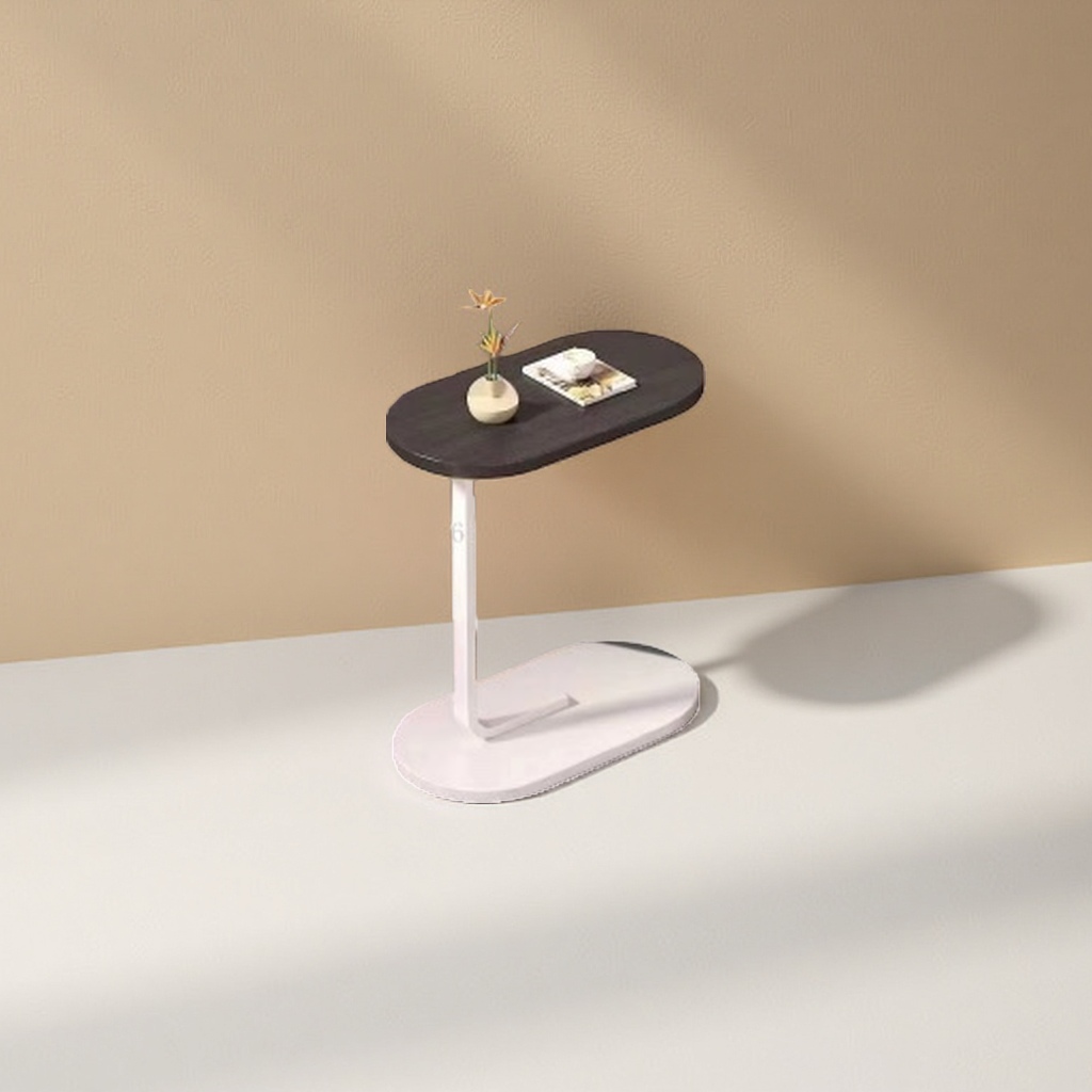 Oscuro oval sobremesa pequeña mesa auxiliar nórdico minimalista sala de estar dormitorio cama mesa de centro Application Scenario