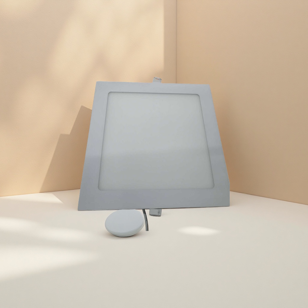 White square panel light, LED ceiling light, 60x60cm ultra-thin, energy-saving and eye-protecting, classroom and office lighting details Picture
