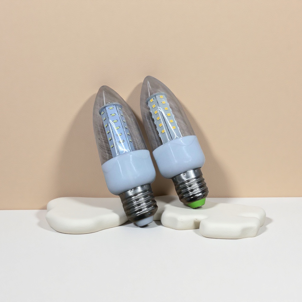 Transparent cover LED bulbs are energy-saving and eye-protecting for home lighting, with both white and warm light options available