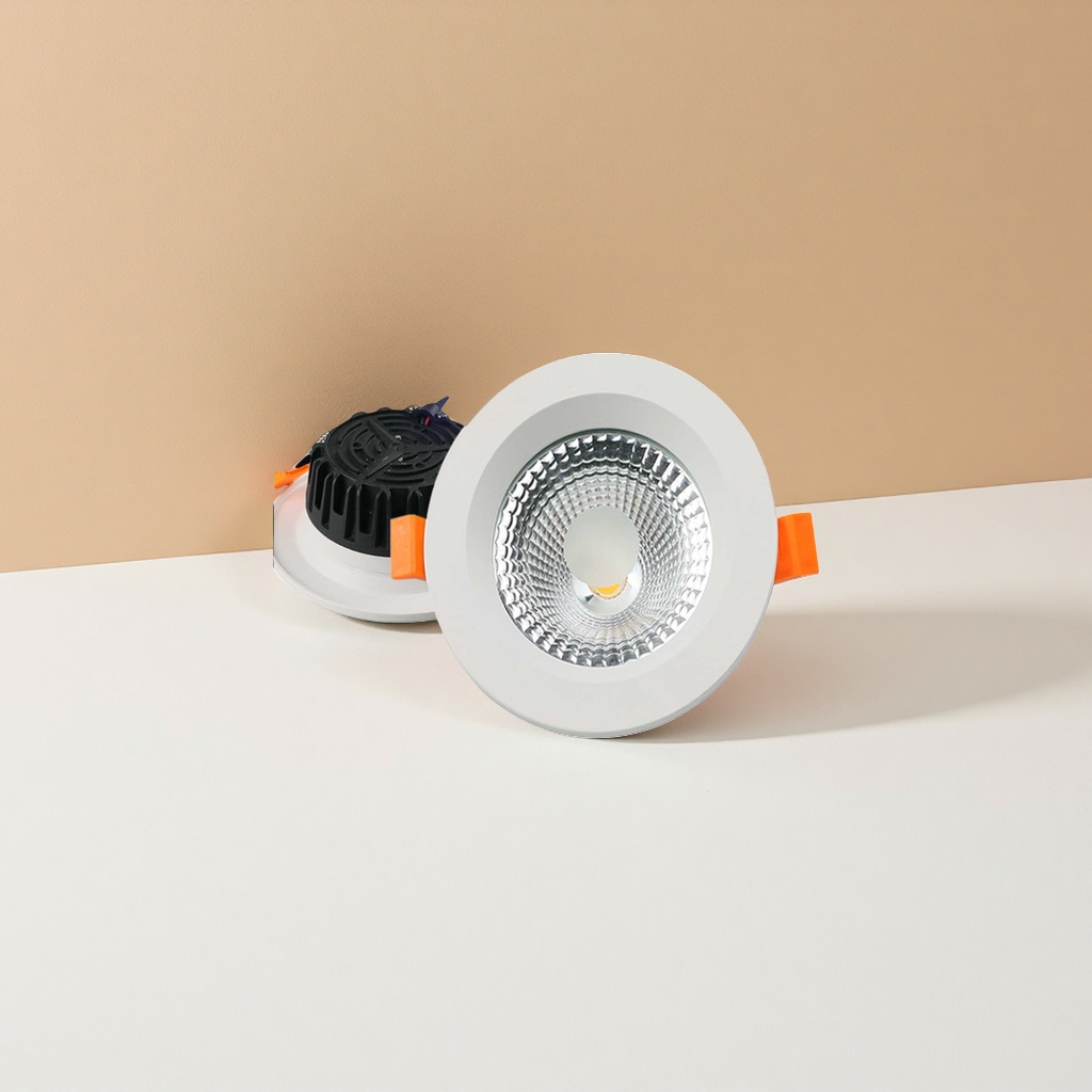 White COB downlight 3W 60-degree recessed LED spotlight for home and commercial lighting
