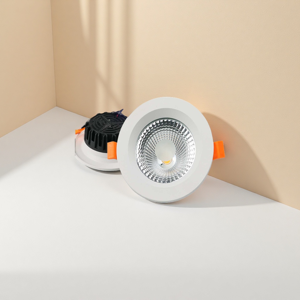White COB downlight 3W 60-degree recessed LED spotlight for home and commercial lighting details Picture