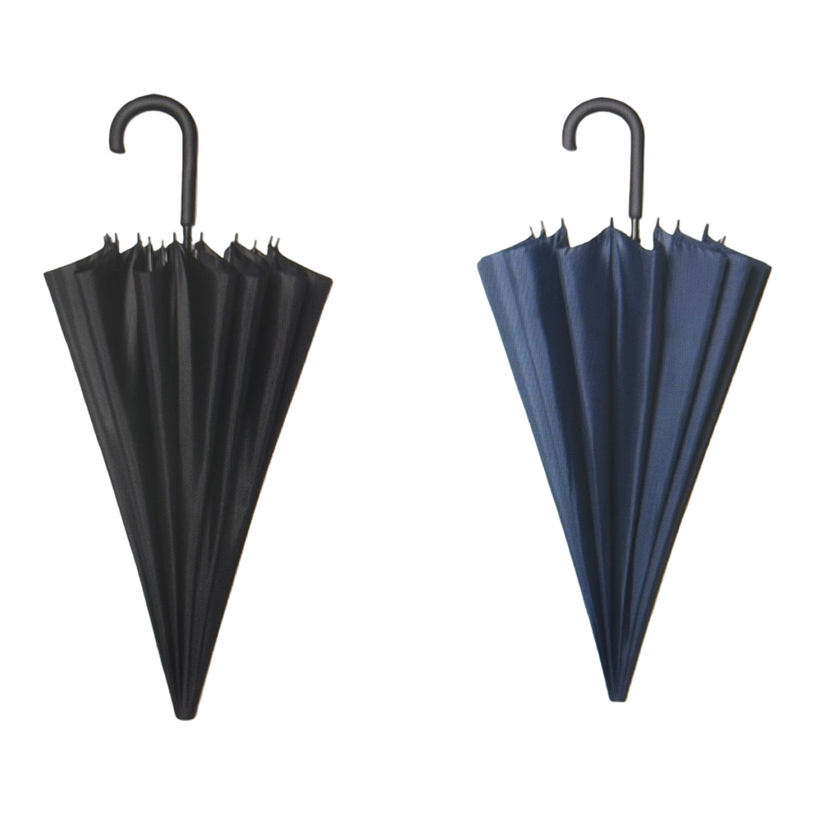 This black and blue dual-color umbrella is waterproof, sun-proof, portable, foldable and automatically opens and closes Item Picture