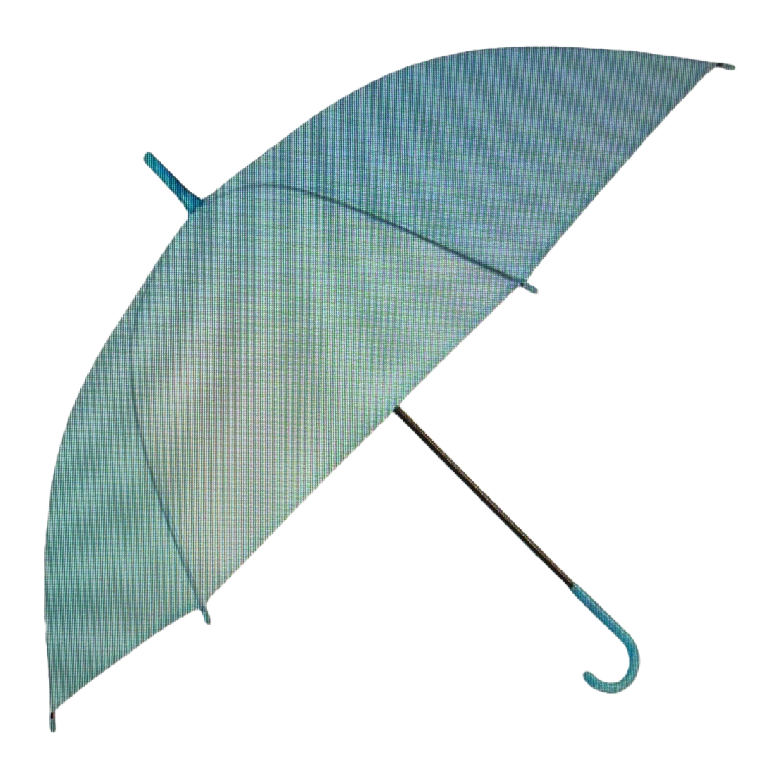 The light blue transparent all-weather folding umbrella is UV-resistant, lightweight and portable with automatic opening and closing function Item Picture