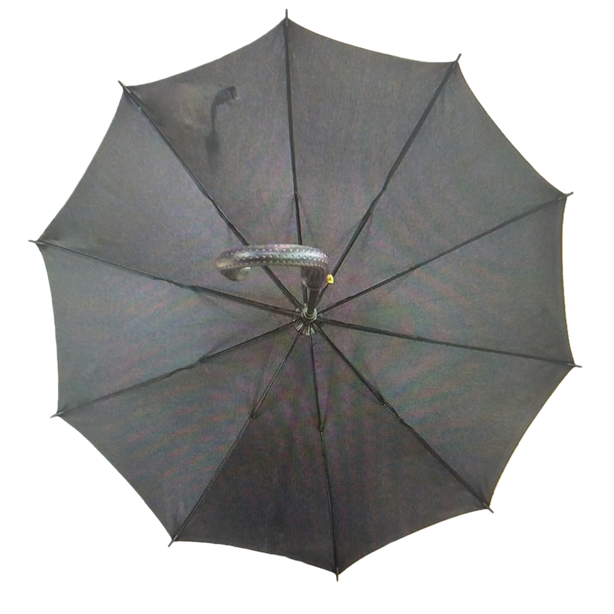 Black fully automatic all-weather umbrella, waterproof, sun-proof, wind-resistant, portable folding long handle Item Picture