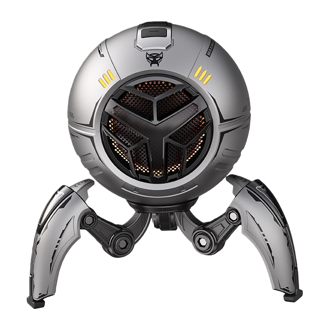 Silver-gray sci-fi robot-shaped Bluetooth speaker Item Picture