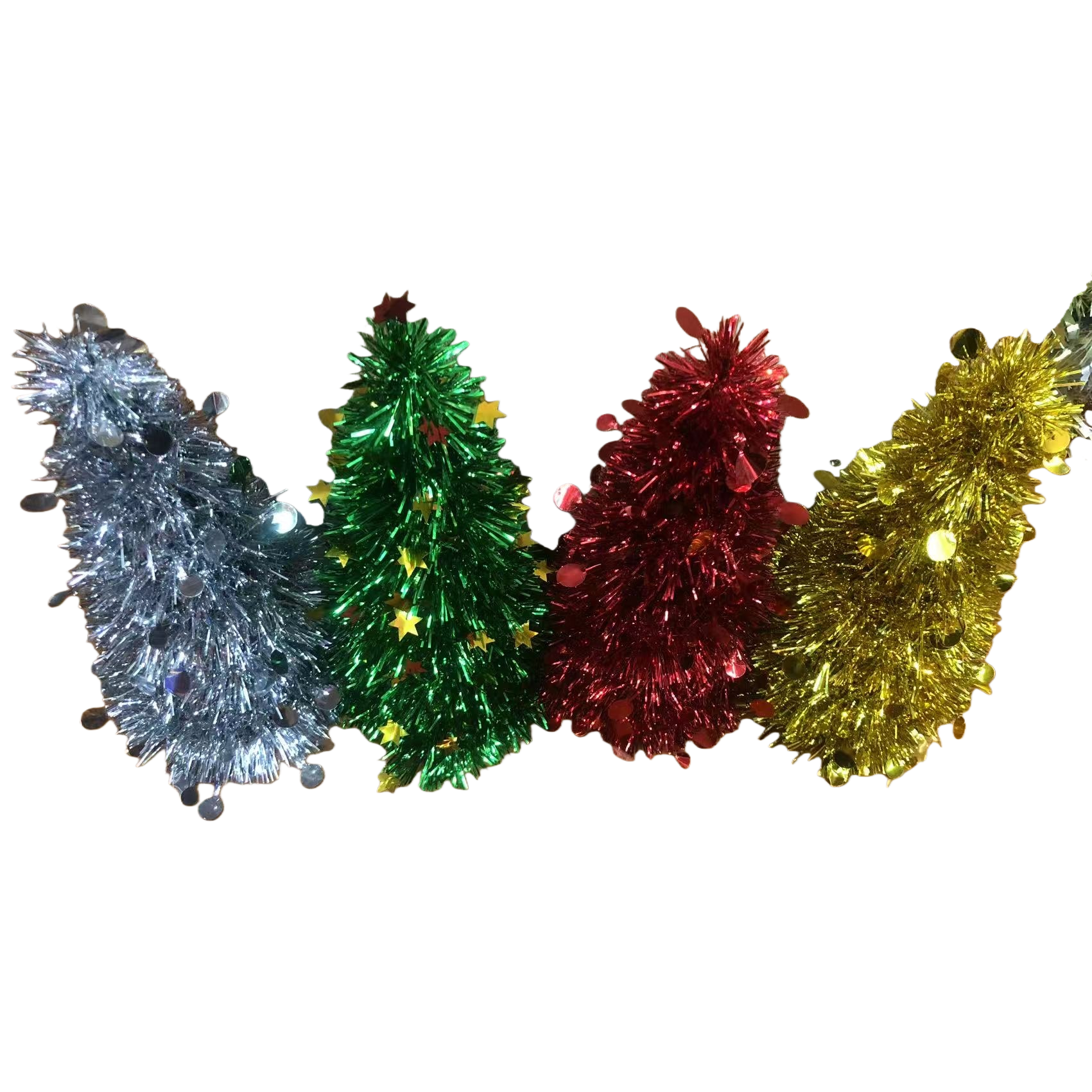 Colorful Christmas tree decorations, shiny spherical pendants, festive atmosphere home furnishings Item Picture