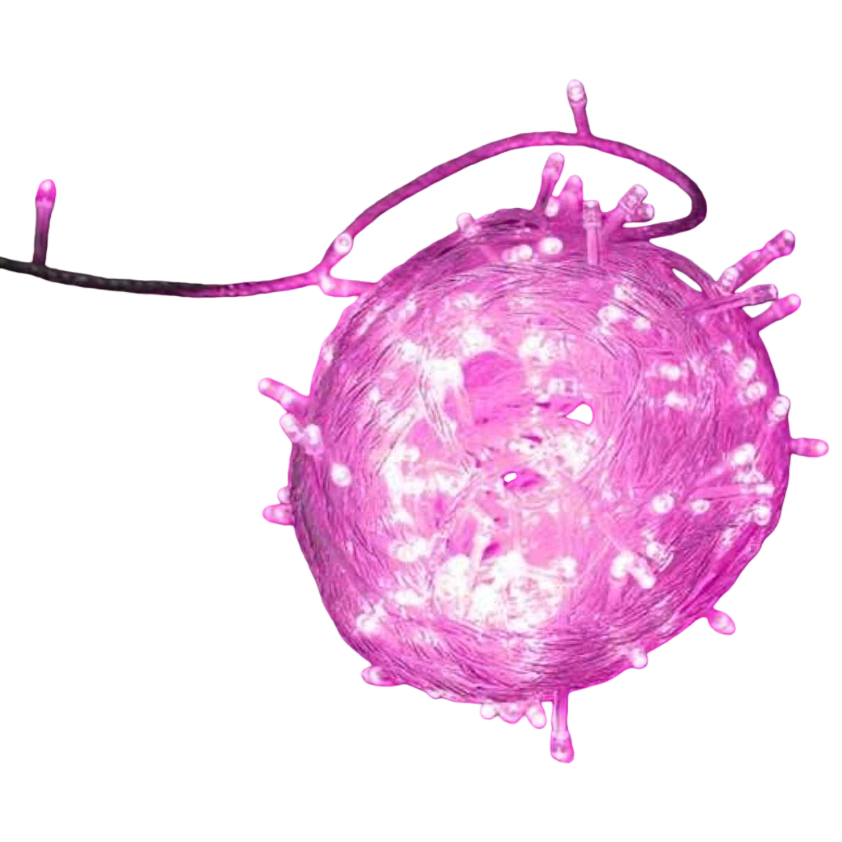 3-meter pink LED light string, 20 warm light decorative lights, festival atmosphere lights, suitable for both indoor and outdoor use Item Picture