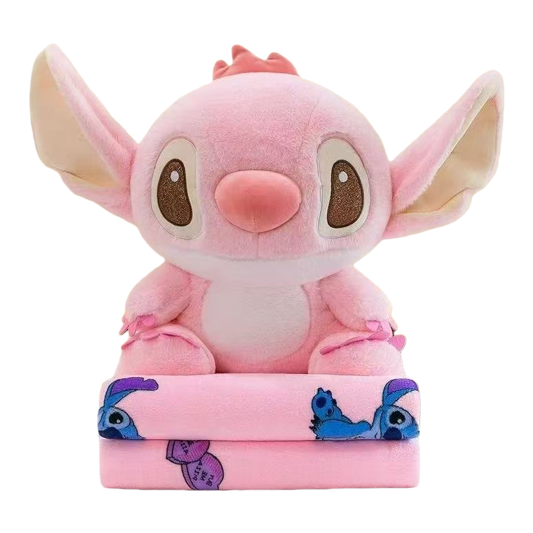 Pink stitch plush toys, cute pillow figurines, soft and adorable home decoration gifts Item Picture