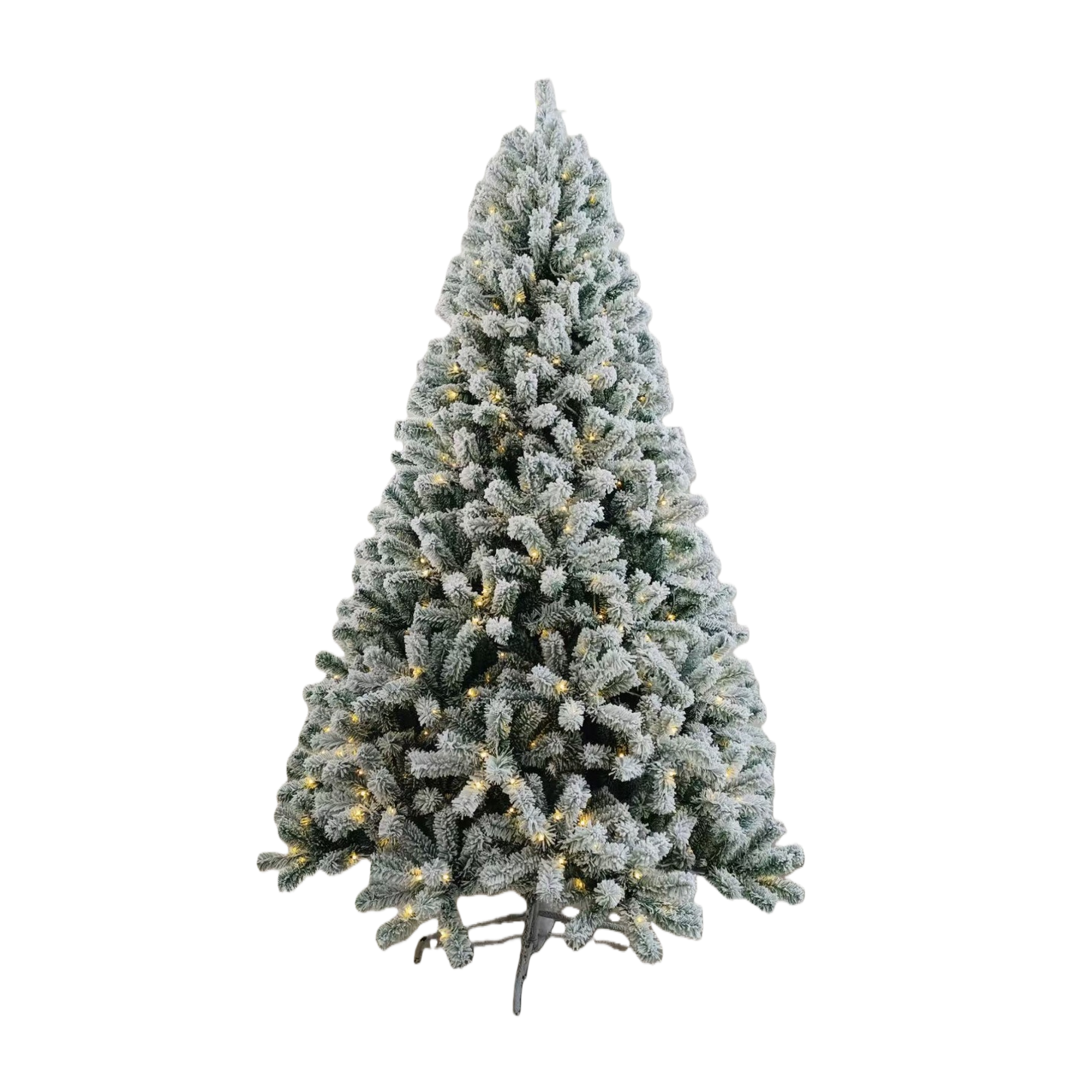 白色霜降圣诞树白底实物图