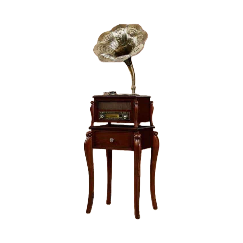 Retro gramophone, Bluetooth speaker, home decorative item, nostalgic music player Item Picture