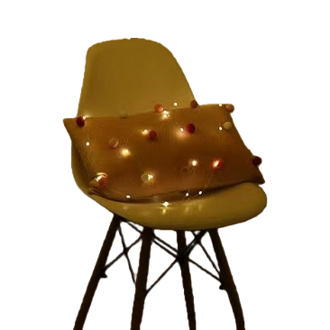 Amarillo caliente estrella luz string decoración de navidad pared atmósfera luz plata hierro forjado decoración colgante Item Picture