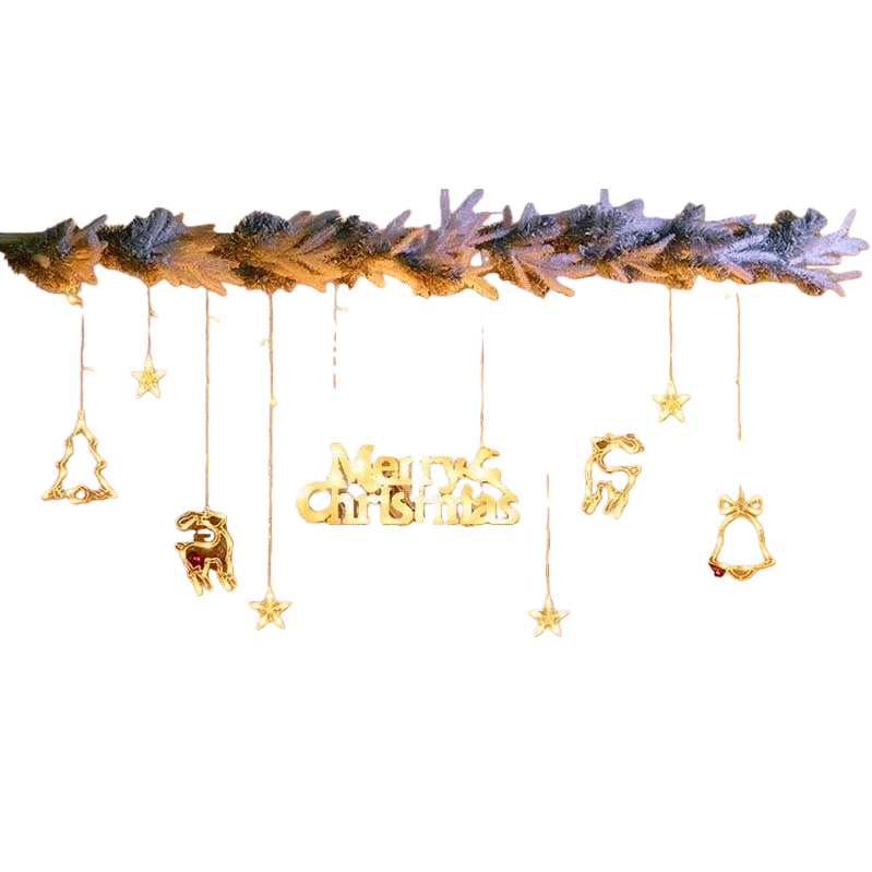 Christmas decoration scene arrangement set, festive atmosphere pendant tree decoration gift box Item Picture