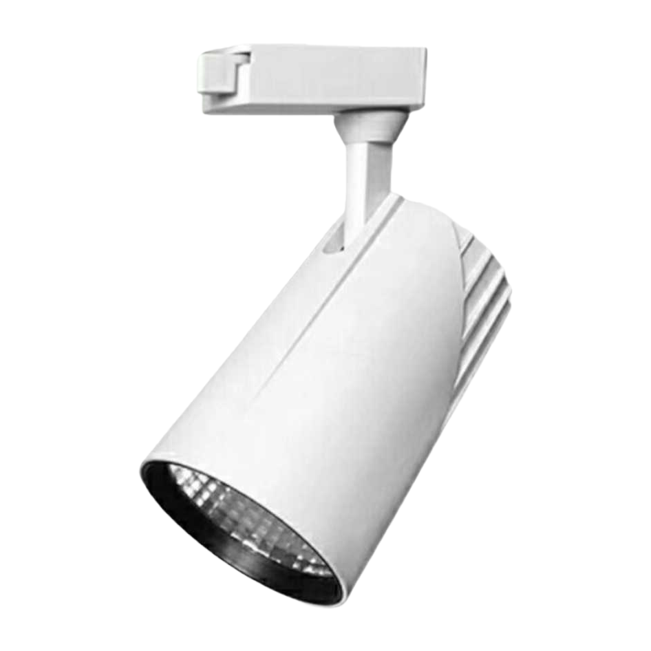White track spotlights with 360-degree rotatable adjustable Angle LED recessed lighting fixtures Item Picture