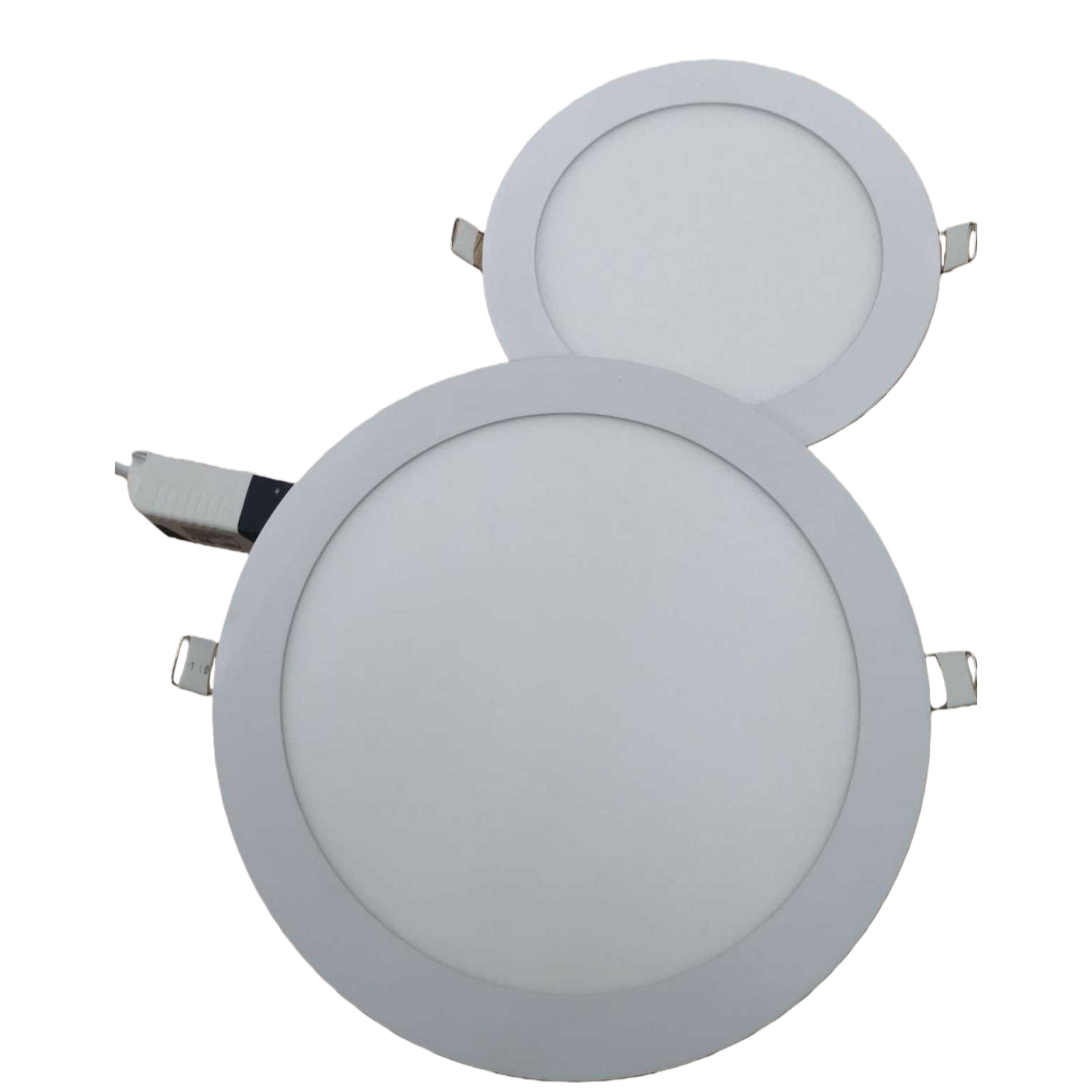 White circular embedded LED light panel ceiling lighting fixtures for home, office and commercial use Item Picture