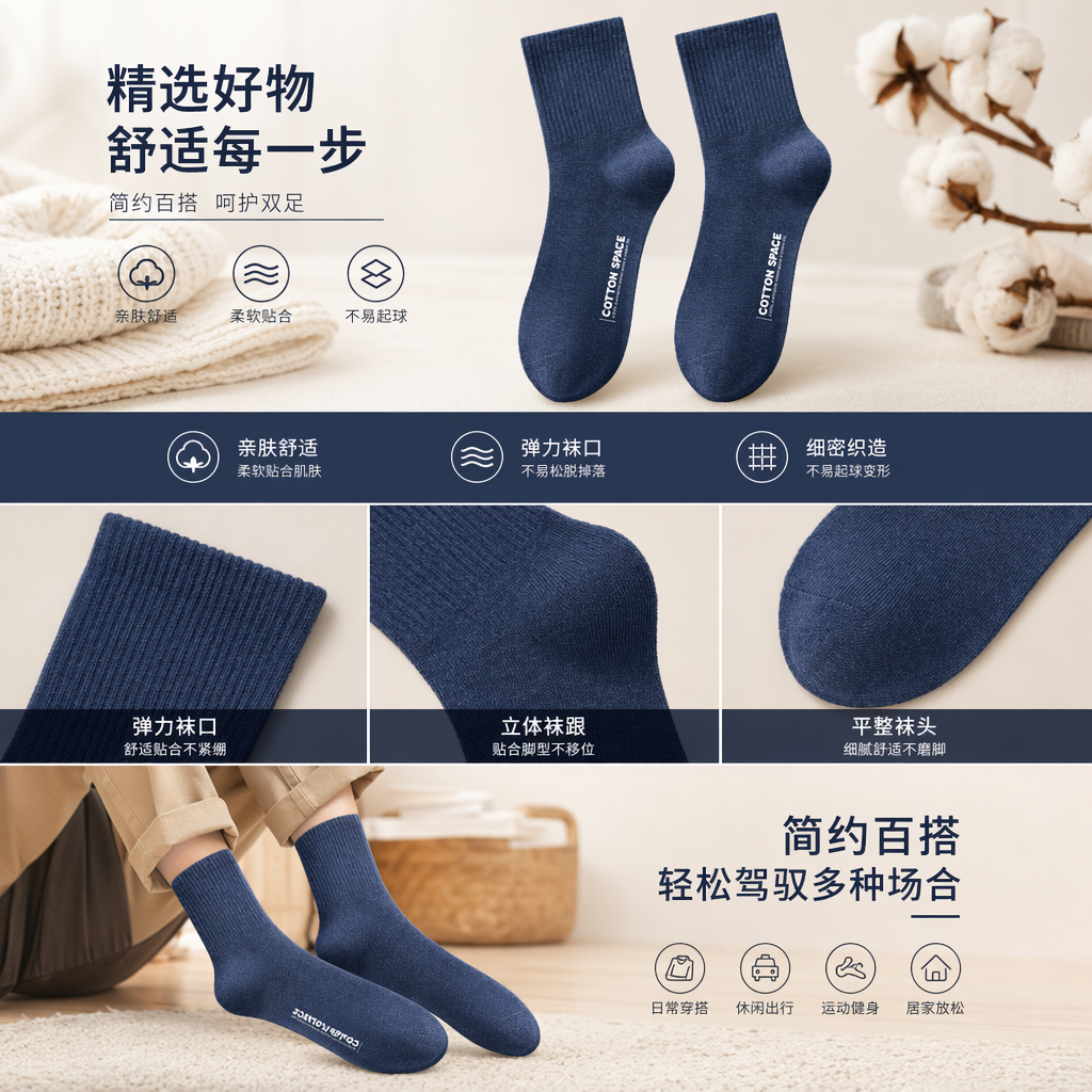 一次性内裤男袜子包装袜子卡片发簪套袋机挂钩092736899详情1