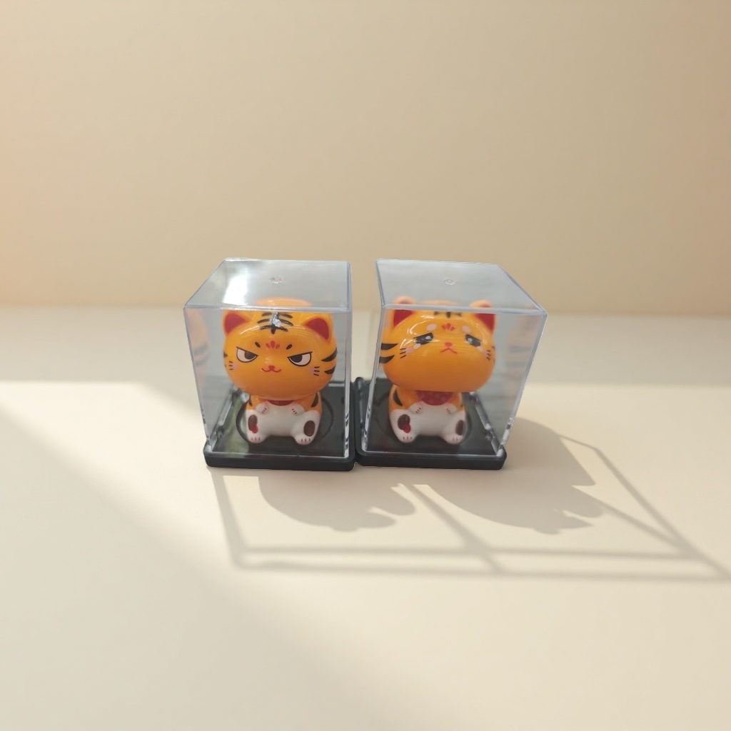 橙色虎纹猫陶瓷摆件家居装饰客厅卧室桌面可爱萌宠
