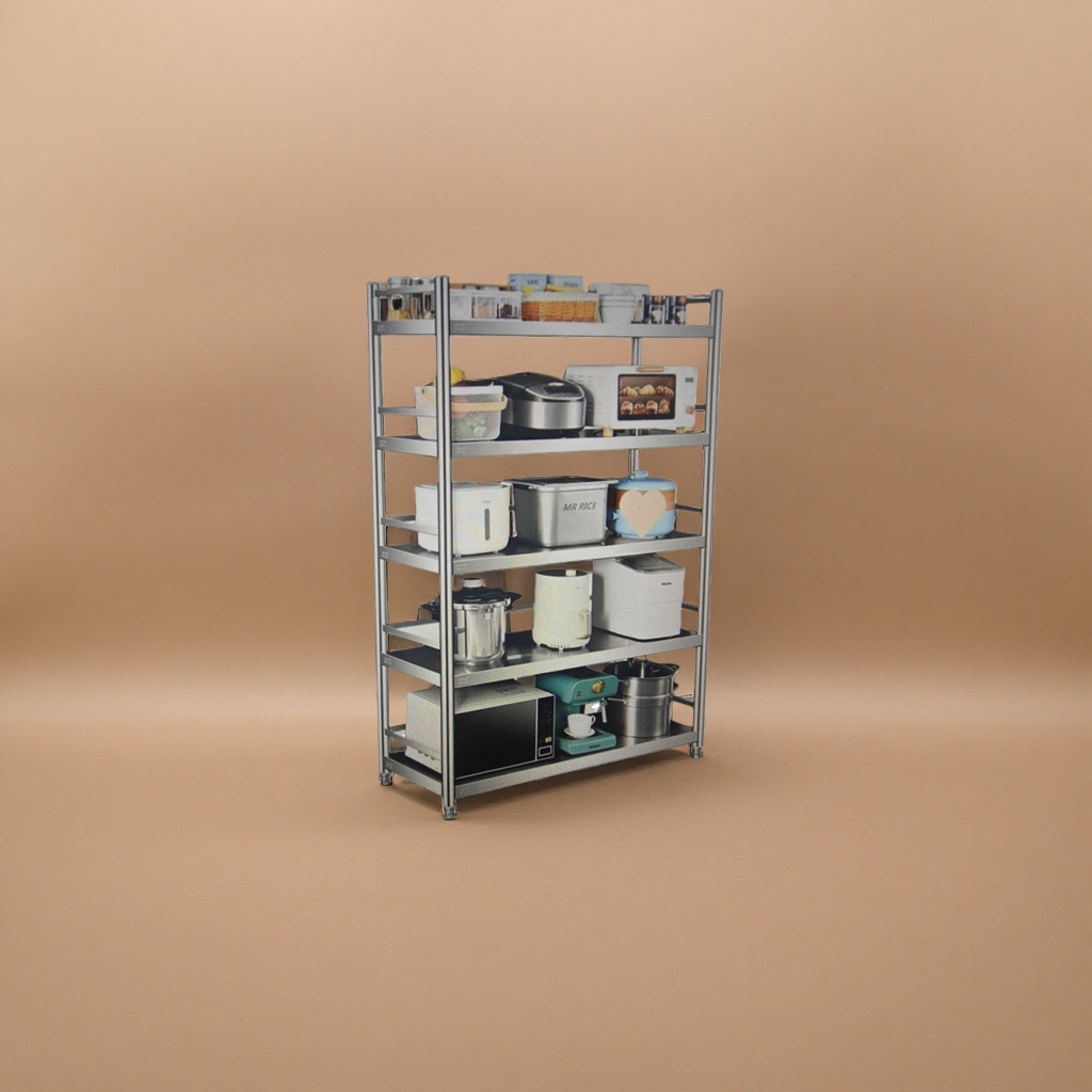 Acero inoxidable multicapa utensilios de cocina rack olla de arroz microondas horno máquina de romper pared universal Specification image