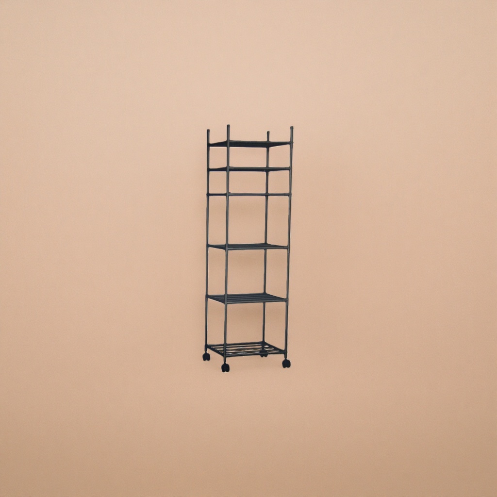 Black metal rack multinivel ajustable sala de estar dormitorio rack de almacenamiento details Picture
