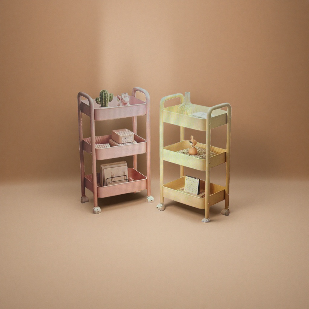Rosa beige doble color triple con ruedas rack nordic wind sala de estar dormitorio almacenamiento y acabado rack details Picture