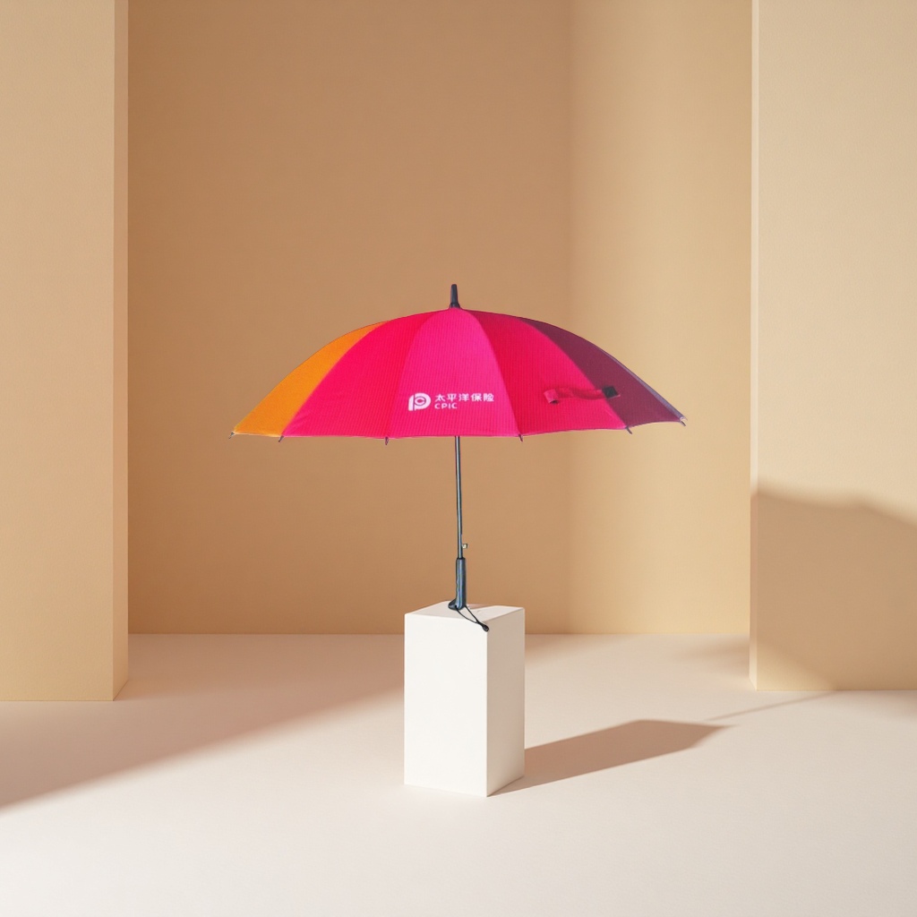 The colorful striped folding umbrella is waterproof, sun-proof, portable and lightweight, suitable for both women and men Specification image