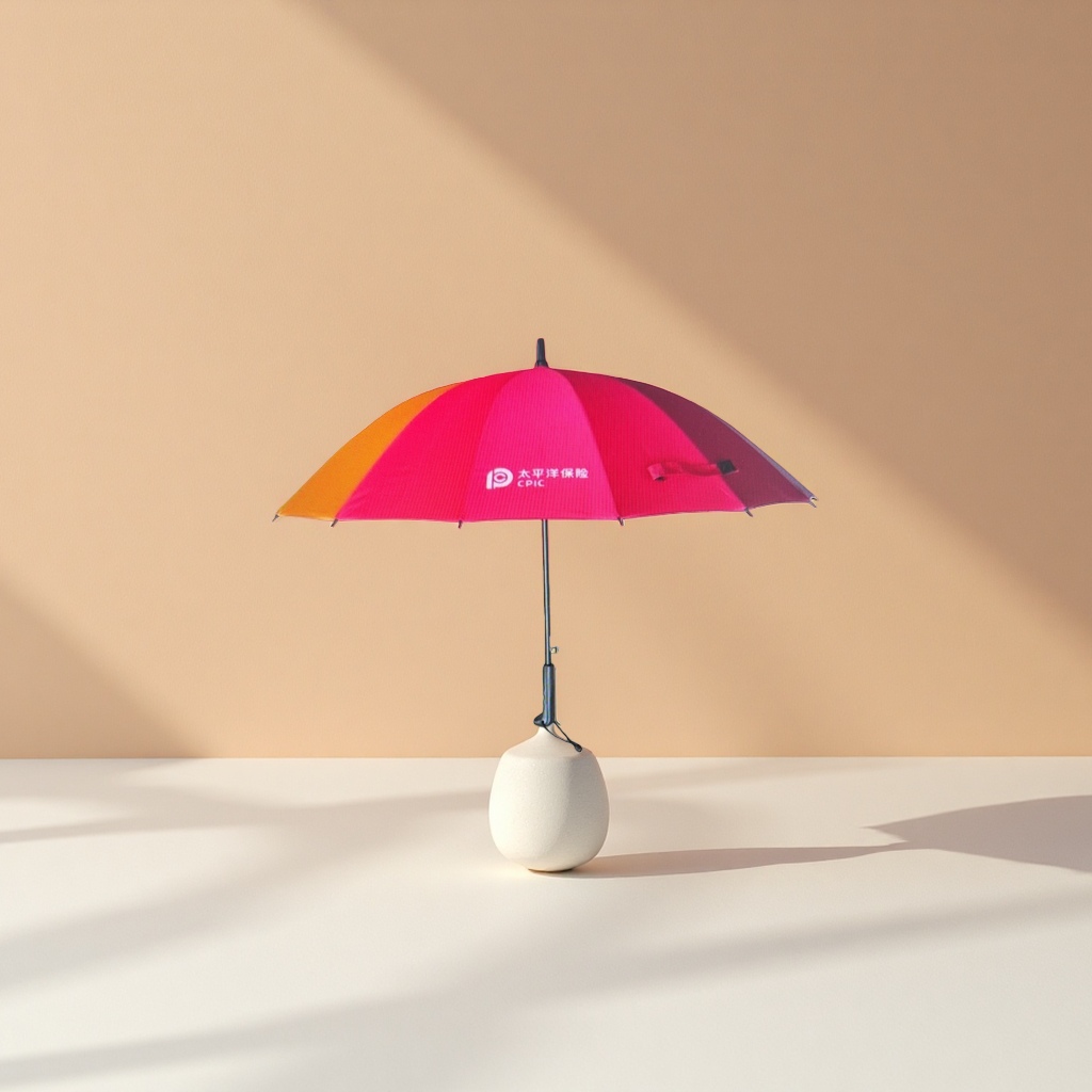 The colorful striped folding umbrella is waterproof, sun-proof, portable and lightweight, suitable for both women and men