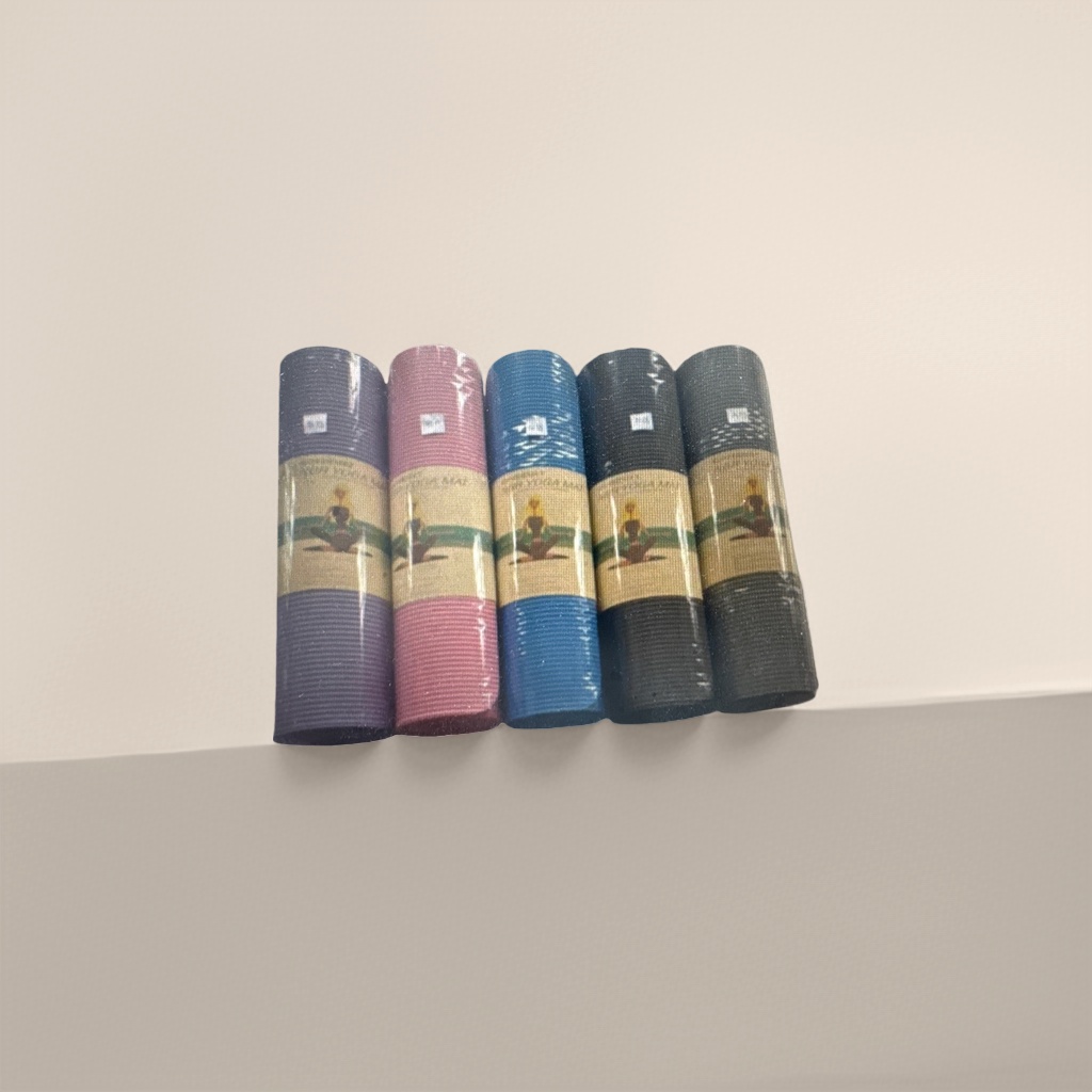 彩色瑜伽垫卷筒高弹TPE材质轻便易携