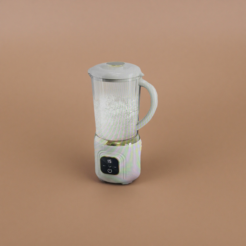 White blender, household multi-functional silent blender, large-capacity portable kitchen small appliance Specification image