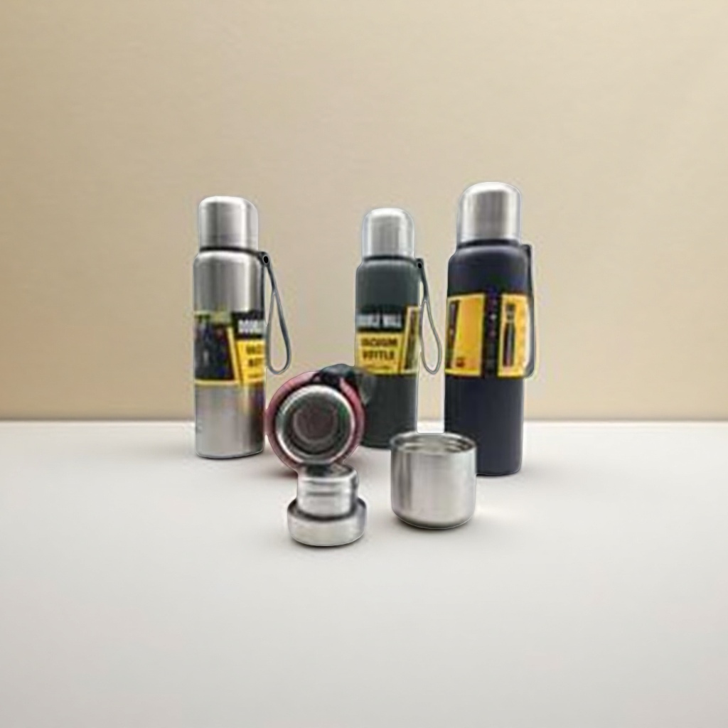 Silver insulated cup, 304 stainless steel vacuum insulated portable water cup details Picture