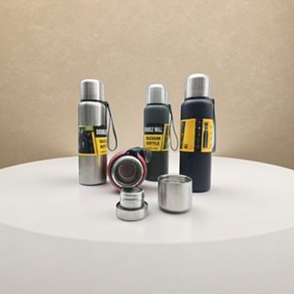Silver insulated cup, 304 stainless steel vacuum insulated portable water cup Specification image