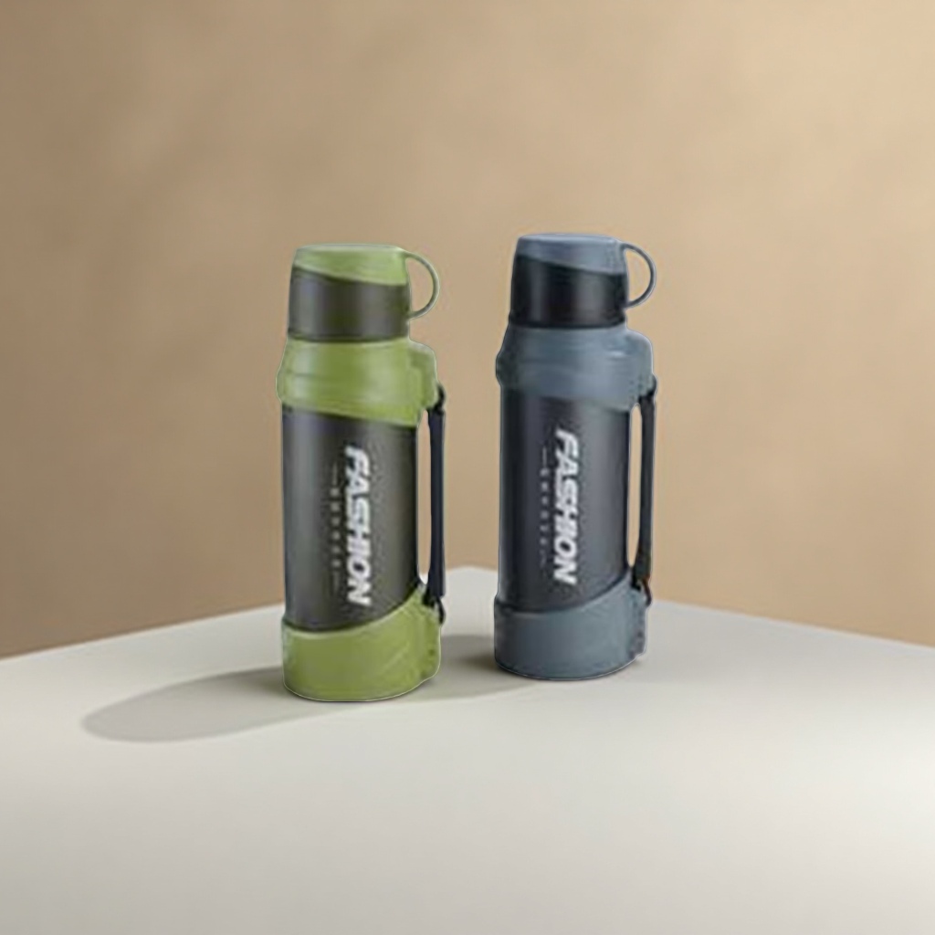 Green and gray dual-color insulated cup, 304 stainless steel vacuum insulated portable water cup Application Scenario