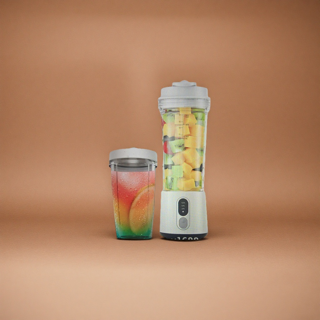 White portable blender, rechargeable mini home juicer, portable blender Specification image