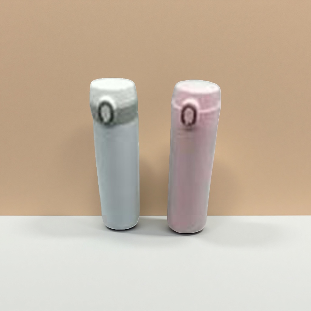 Light blue and pink dual-color insulated cup, 304 stainless steel vacuum insulated portable water cup