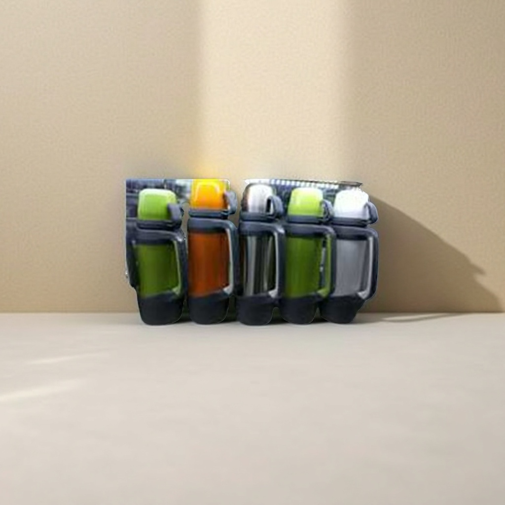 Green, orange and silver three-color insulated kettle, stainless steel vacuum for cold and heat preservation Application Scenario