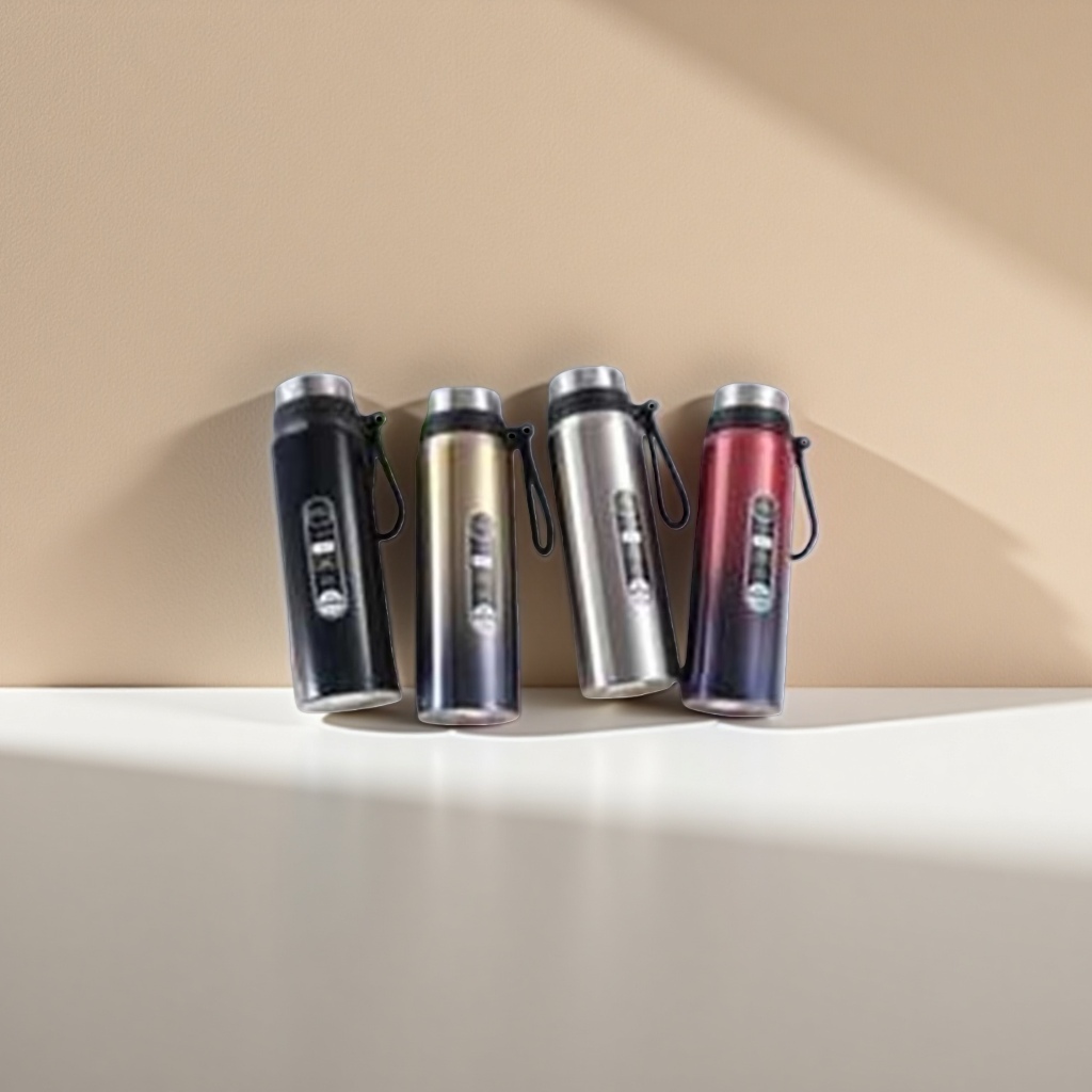 Four-color selectable insulated cup, 304 stainless steel vacuum insulated portable water cup details Picture