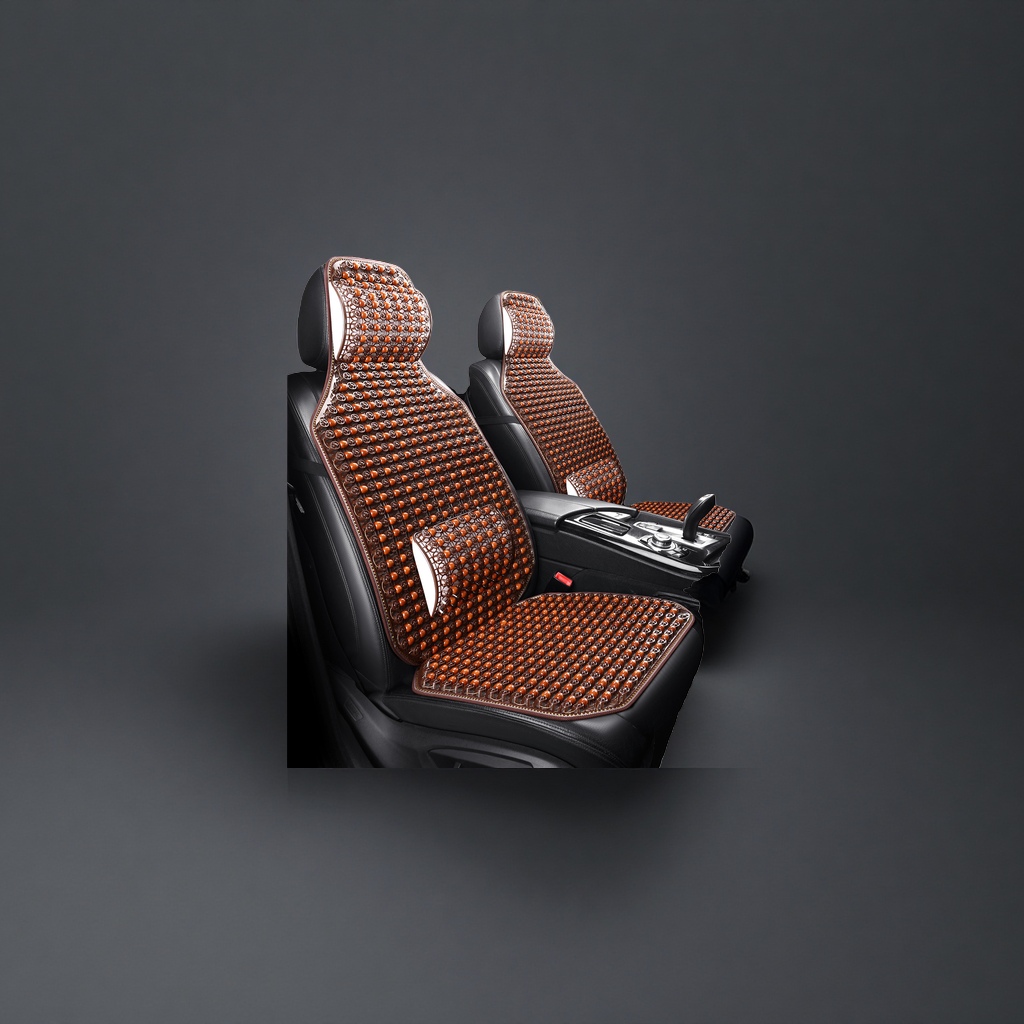 وسائد علاج طبيعي مستوية من الظهر والعنق مخصصة لمقاعد السيارات Specification image