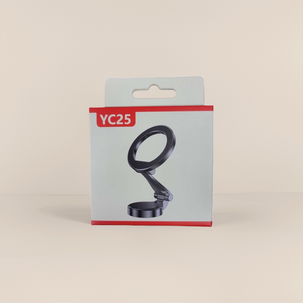 YC25白色包装盒手机支架 桌面车载两用可调节稳固支撑
