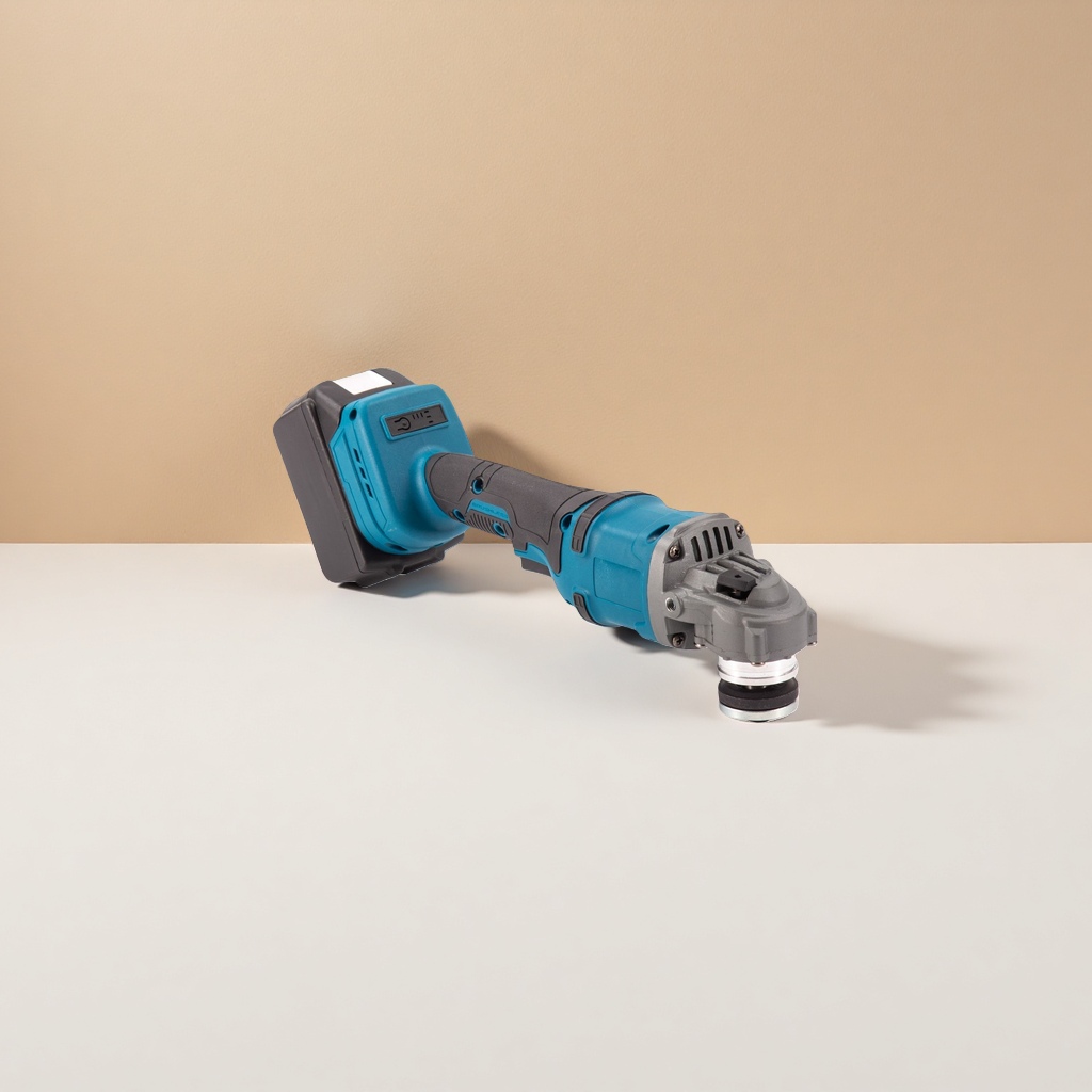 Blue and black electric Angle grinder 100mm handheld grinding, polishing and cutting tool Application Scenario