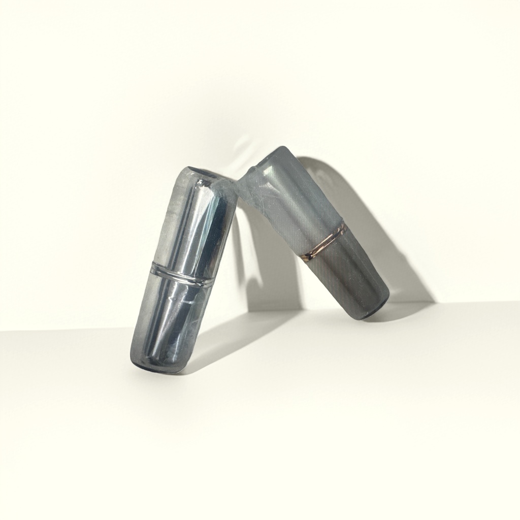 Silver metal cylindrical decorative items for home living room desktop storage details Picture