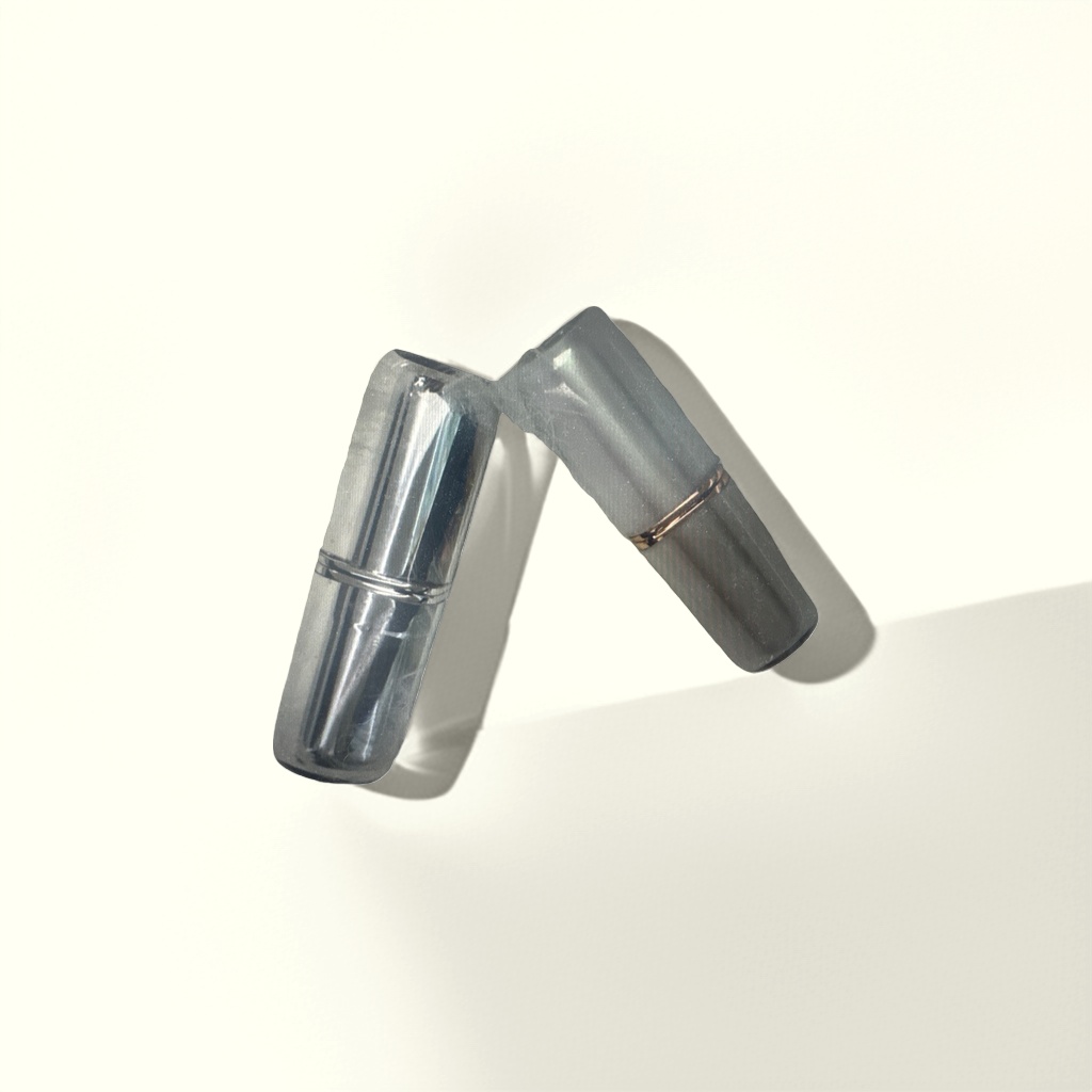 Silver metal cylindrical decorative items for home living room desktop storage