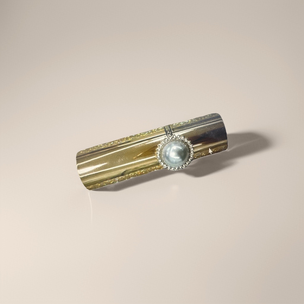 أنابيب أحمر الشفاه الذهبية ذات الؤلؤ الاسطواني الذهبي Specification image