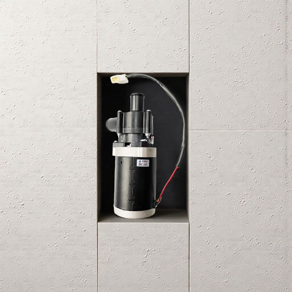 Q10kw - 12KW parking heater circulating pump water inlet 25mm, 12V - 24V water heating heater auxiliary water pump