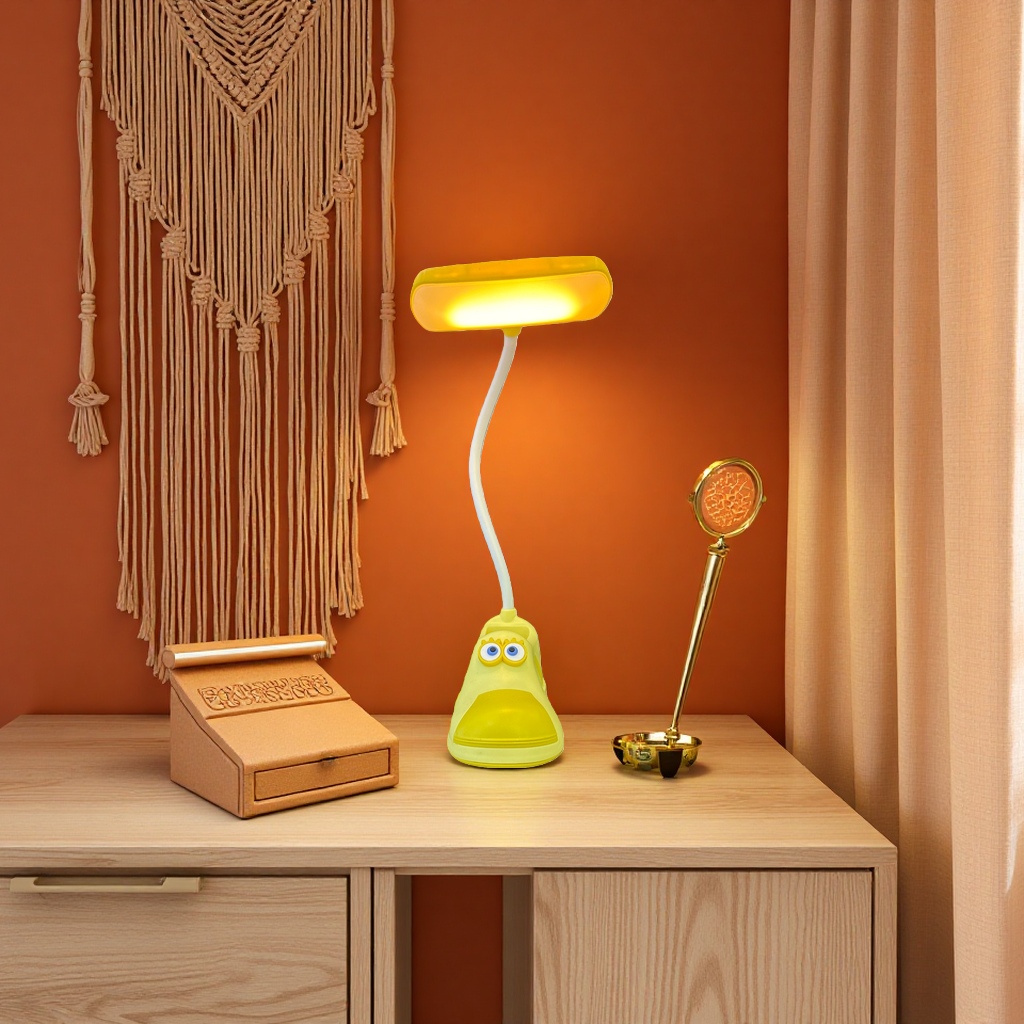 Colorful cartoon children's desk lamp, dimmable eye-protecting learning lamp, multi-color design creative desktop desk lamp Specification image