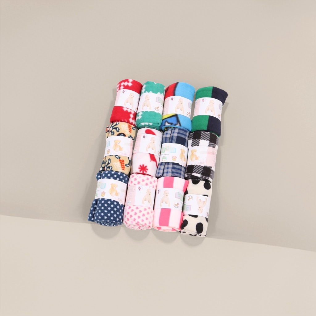 Colorful baby blanket rolls are soft, skin-friendly and warm, providing a thin spring and autumn cover for newborns Application Scenario