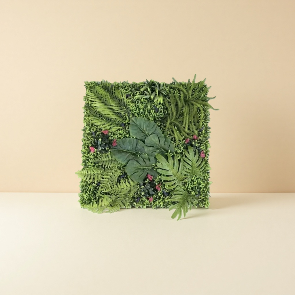 绿色人造植物墙 PVC环保材质 室内客厅阳台装饰立体绿植背景