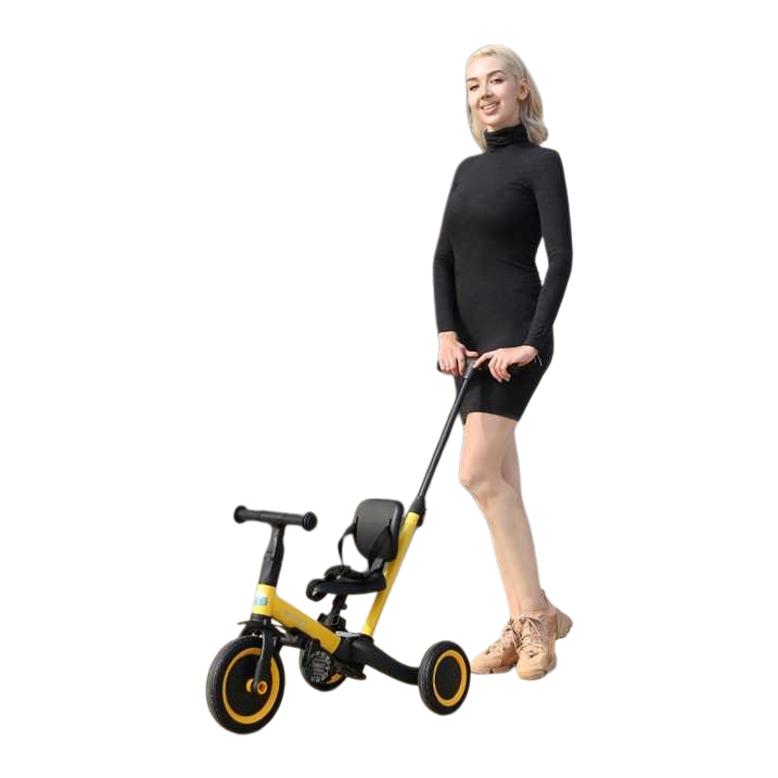 A black high-neck dress for women's tricycle riding is a casual and fashionable outfit Item Picture