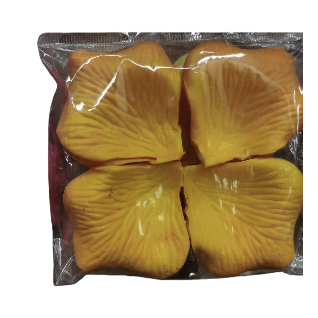 الزخرفة الصفراء ذات البتلات الصفراء على جدران المنزل، زينة في العطلات Item Picture