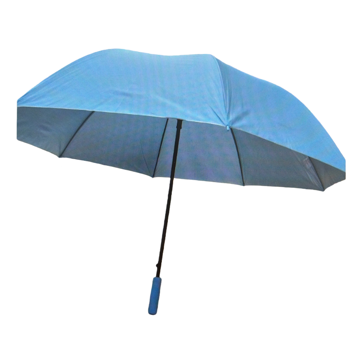 Blue umbrella high-density impact-resistant fabric, a lightweight and foldable model suitable for both weather and rain Item Picture