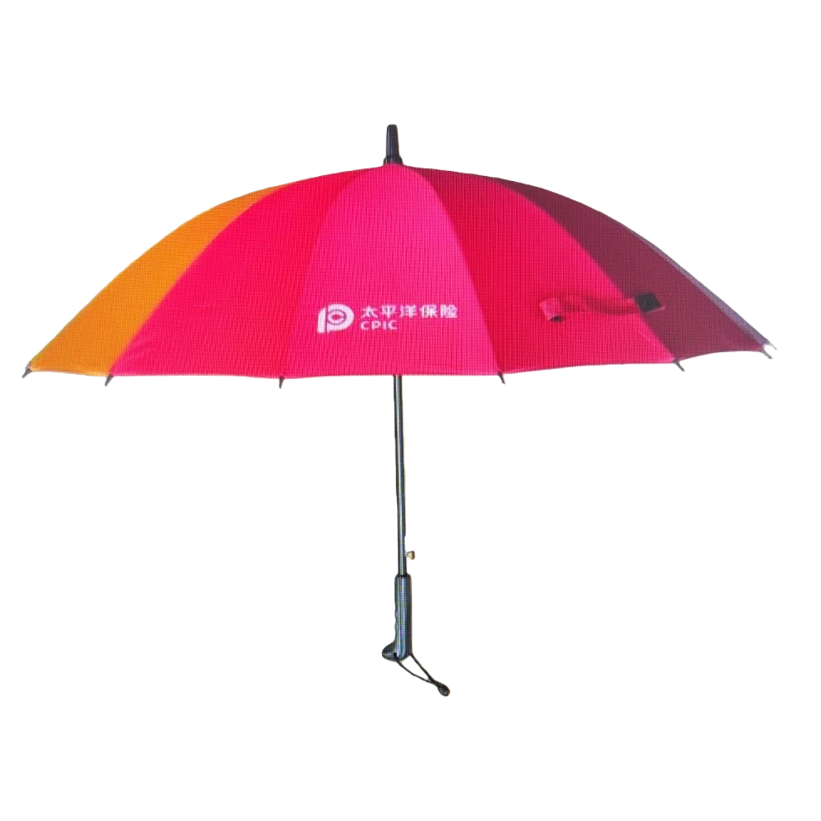 The colorful striped folding umbrella is waterproof, sun-proof, portable and lightweight, suitable for both women and men Item Picture
